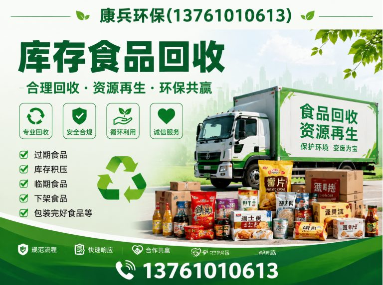 松江区库存食品回收展示图